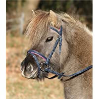 Equipride Waldhausen - Puente de unicornio para caballos Shetland (Shetland- rosa-azul noche)